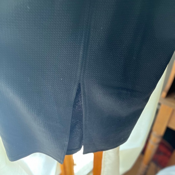 Haute Monde Sexy Black Dress. Decorative Black Lace Below Bust. Size Small. - Picture 8 of 9